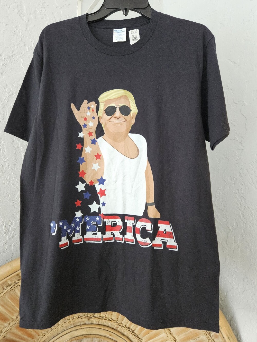 New Trump Saltbae Mens Medium Black Tshirt Fun For Laughs Tees